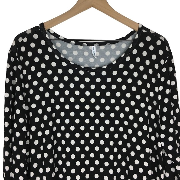 POPYOUNG Lot of 2 Swing Dress T Shirt Style Long Sleeve Stretchy Dots Size 3XL - Picture 3 of 16